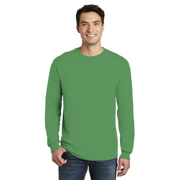 Gildan Heavy Cotton Men T-Shirts 5400 - Classic Long Sleeve S M L XL 2XL 3XL Value T-Shirt for Men