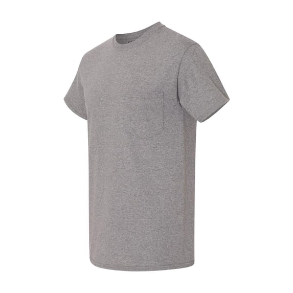 Gildan - Heavy Cotton Pocket T-Shirt - 5300 - Graphite Heather - Size: L