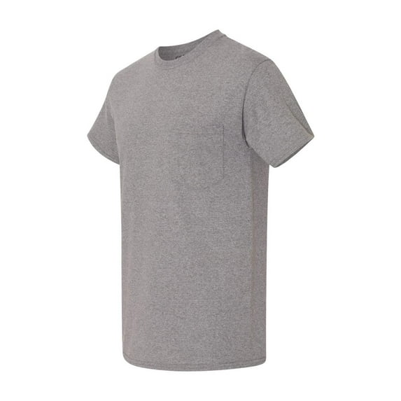 Gildan - Heavy Cotton Pocket T-Shirt - 5300 - Graphite Heather - Size: M