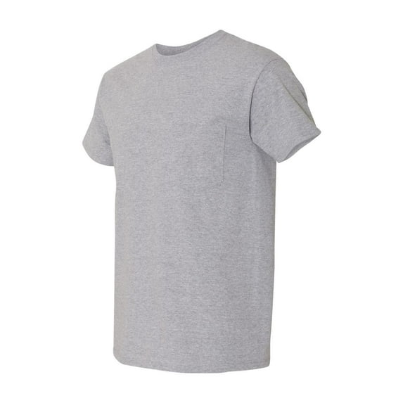 Gildan - Heavy Cotton Pocket T-Shirt - 5300 - Sport Grey - Size: 2XL