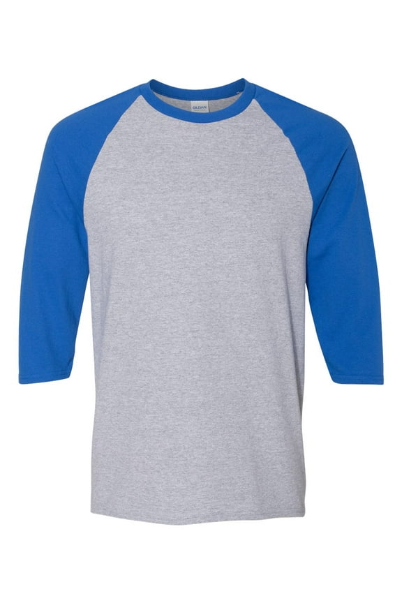 Heavy Cotton Raglan Three-Quarter Sleeve T-Shirt Unisex
