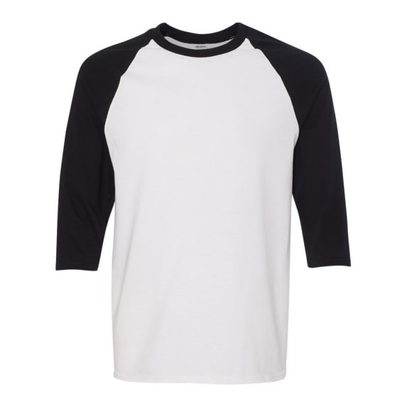 Gildan Heavy Cotton Raglan Three-Quarter Sleeve T-Shirt Unisex