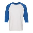 thumbnail image 1 of Gildan Heavy Cotton Raglan Three-Quarter Sleeve T-Shirt Unisex, 1 of 5