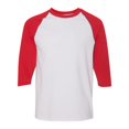 thumbnail image 1 of Gildan Heavy Cotton Raglan Three-Quarter Sleeve T-Shirt, 1 of 4