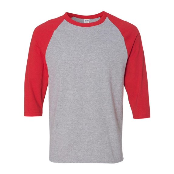 Gildan Heavy Cotton Raglan Three-Quarter Sleeve T-Shirt