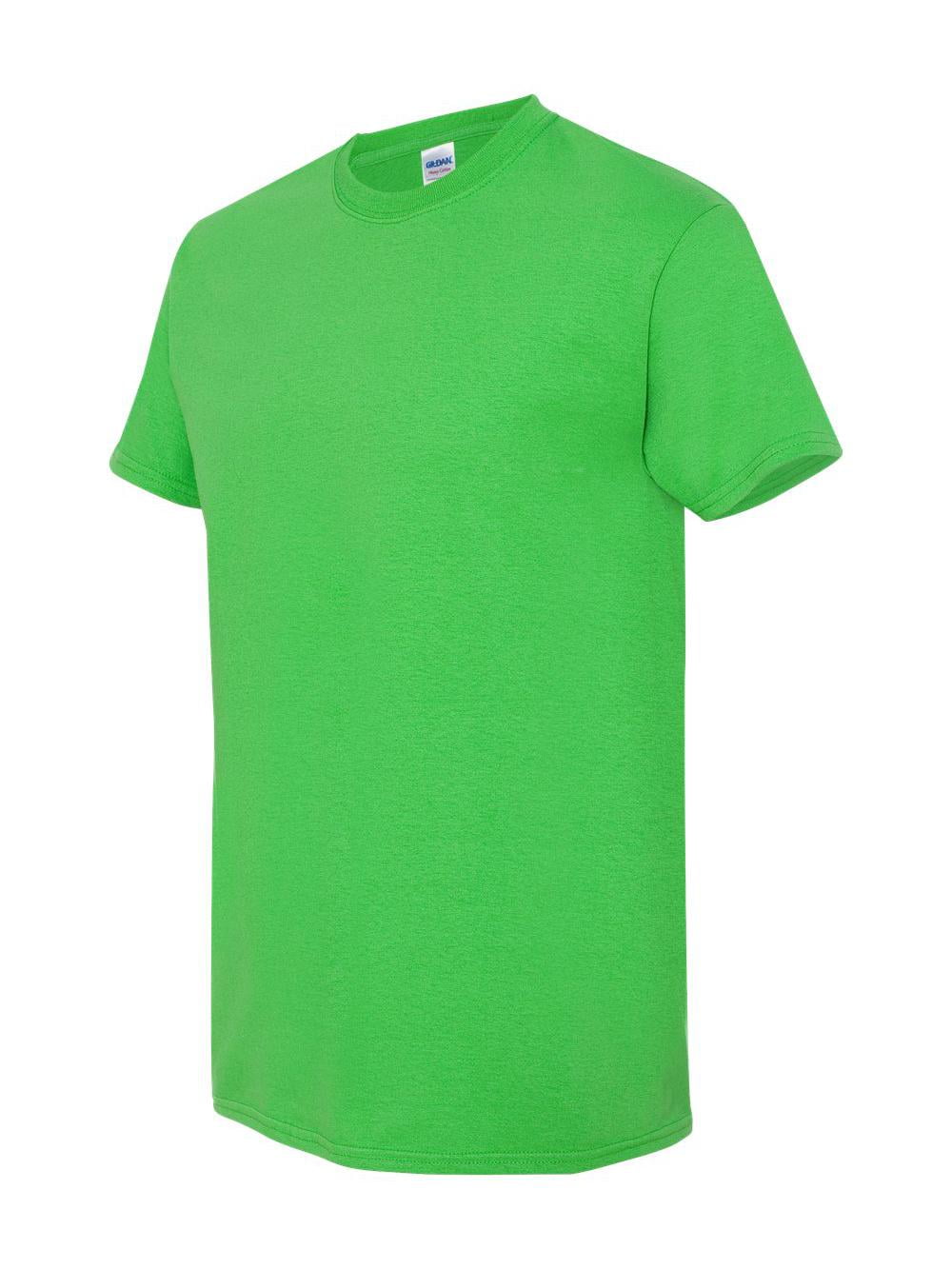 Gildan - Heavy Cotton T-Shirt - 5000 - Electric Green - Size: XL ...