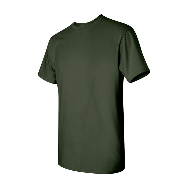Gildan Heavy Cotton Neon Tee T-Shirt, Forest Green, Size 2XL