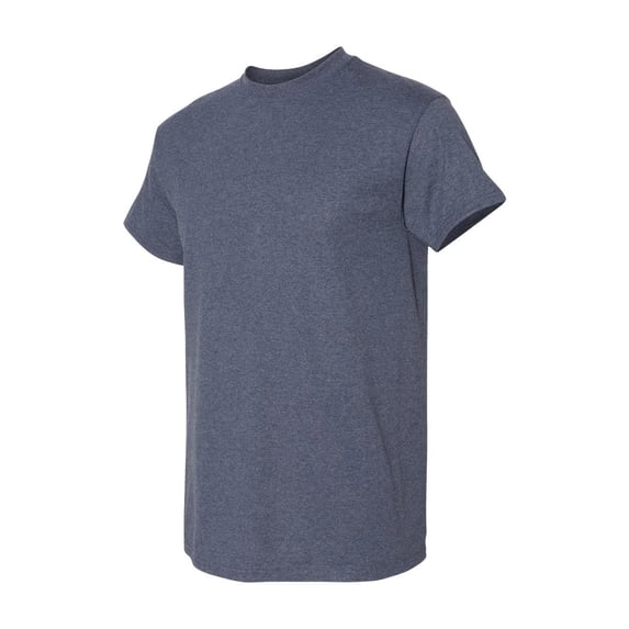 Gildan - Heavy Cotton T-Shirt - 5000 - Heather Navy - Size: S