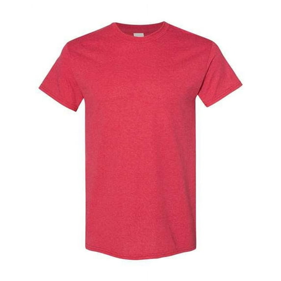 Gildan - Heavy Cotton T-Shirt - 5000 Heather Red 3XL 4 Pack
