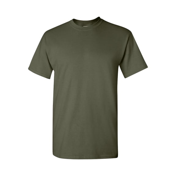 GKE - Heavy Cotton T-Shirt - 800 - Military Green - Size: S