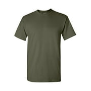 GKE - Heavy Cotton T-Shirt - 800 - Military Green - Size S