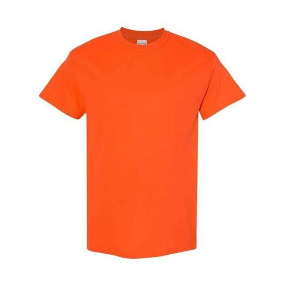 Gildan - Heavy Cotton T-Shirt - 5000 Orange 5XL 4 Pack