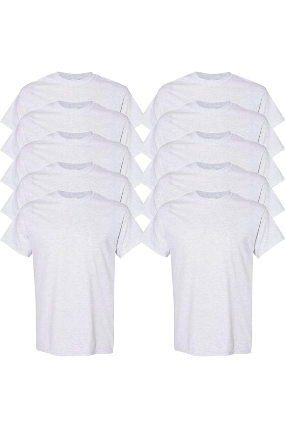 Heavy Cotton T-Shirt G5000, Ash Grey 10-Pack, Medium