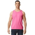 thumbnail image 1 of Gildan Heavy Cotton Tank Top for Men, Classic Fit Bound Neck Sleeveless Tank for Comfort, Safety Pink, 2XL, 1 of 5