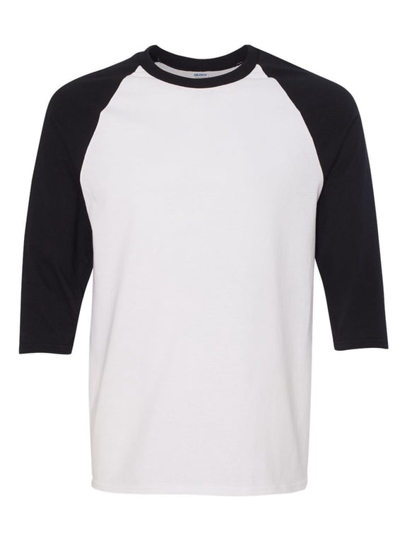 Heavy Cotton Three-Quarter Raglan Sleeve Baseball T-Shirt
