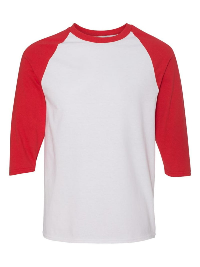 Gildan Heavy Cotton Three-Quarter Raglan Sleeve Baseball T-Shirt