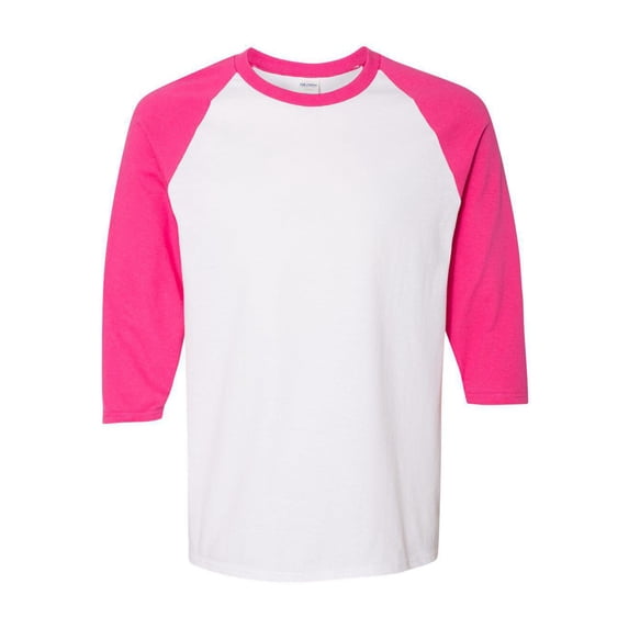 Gildan Heavy Cotton Three-Quarter Raglan Sleeve Baseball T-Shirt