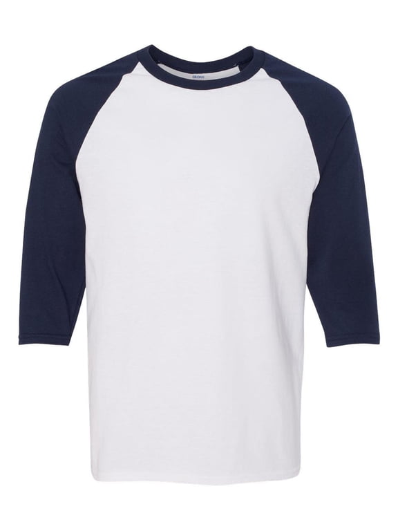 Heavy Cotton Three-Quarter Raglan Sleeve Baseball T-Shirt