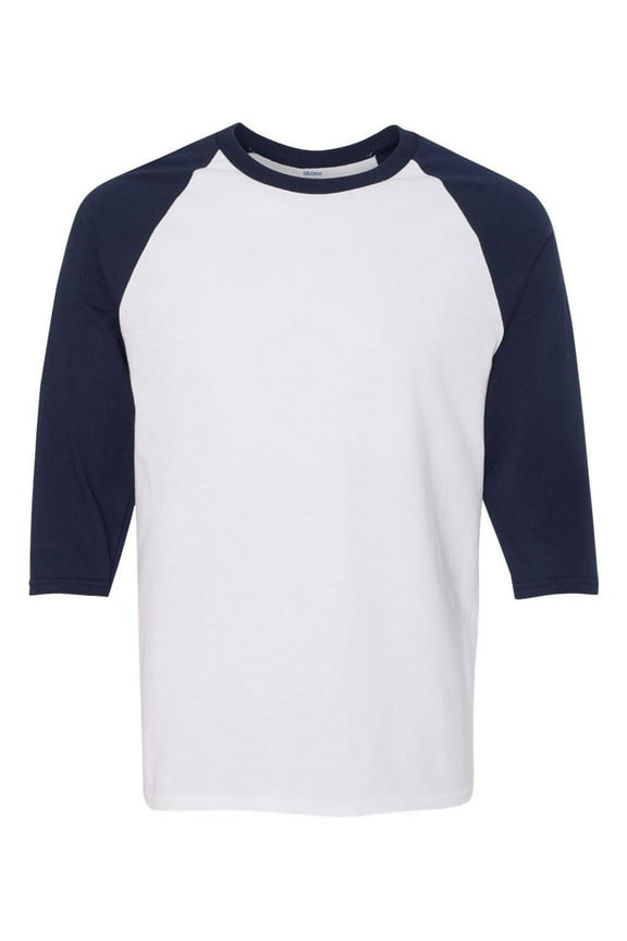 Heavy Cotton Three-Quarter Raglan Sleeve Baseball T-Shirt