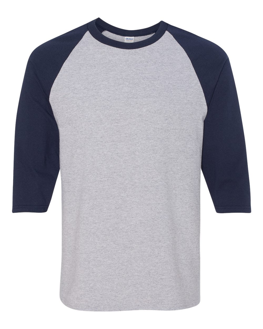 Gildan Heavy Cotton ThreeQuarter Raglan Sleeve Baseball TShirt