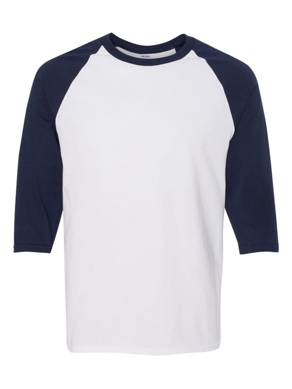 Heavy Cotton Three-Quarter Raglan Sleeve Baseball T-Shirt