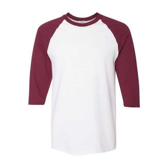 Gildan Heavy Cotton Three-Quarter Raglan Sleeve Baseball T-Shirt