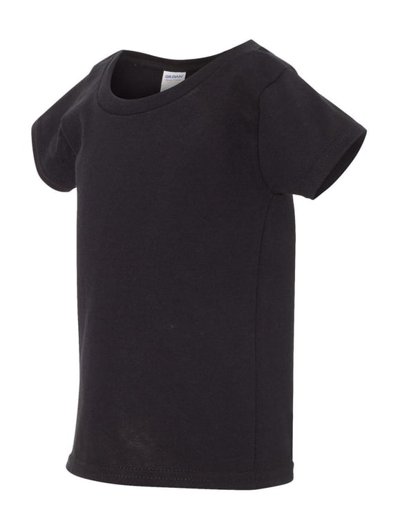 - Heavy Cotton Toddler T-Shirt - 5100P - Black - Size: 3T