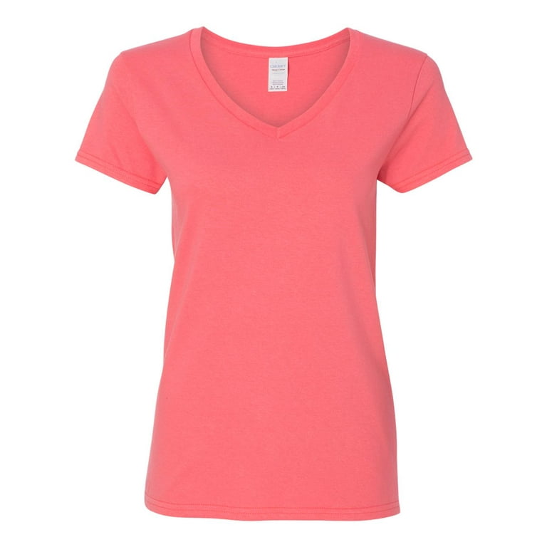 red v neck shirt walmart