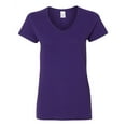 thumbnail image 1 of Gildan Heavy Cotton V-Neck T-Shirt for Women Semi-Fitted, 1 of 5