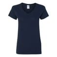 thumbnail image 1 of Gildan Heavy Cotton V-Neck T-Shirt for Women Semi-Fitted, 1 of 5