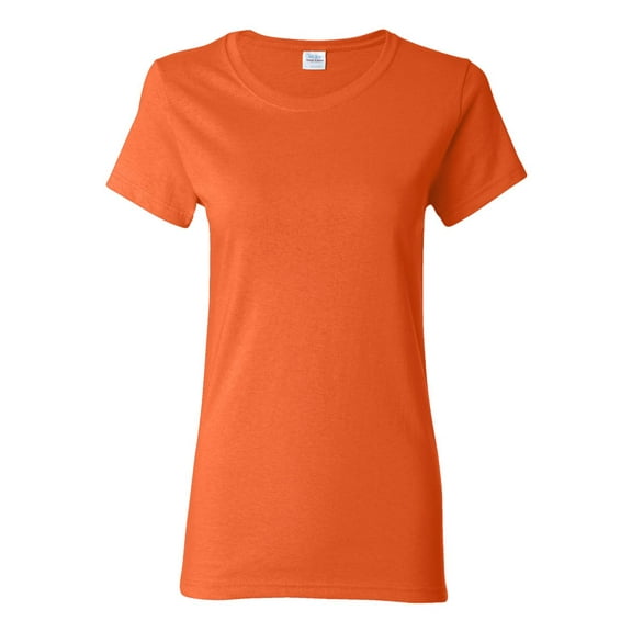 Heavy Cotton Womenâ€™s T-Shirt, L, Orange