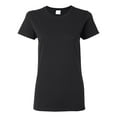 thumbnail image 1 of Heavy Cotton Womenâ€™s T-Shirt, 2XL, Black, 1 of 5