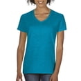 thumbnail image 1 of Gildan Heavy Cotton Women's Classic Short Sleeve V-Neck T-Shirt, 1 of 2