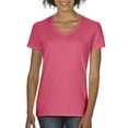 thumbnail image 1 of Gildan Heavy Cotton Women's Classic Short Sleeve V-Neck T-Shirt, 1 of 2