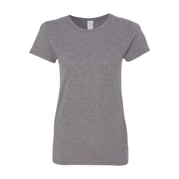Gildan - Heavy Cotton Women’s T-Shirt - 5000L - Graphite Heather - Size: L