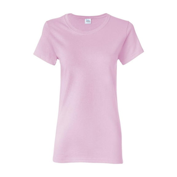 Gildan - Heavy Cotton Womenâ€™s T-Shirt - 5000L - Light Pink - Size: L