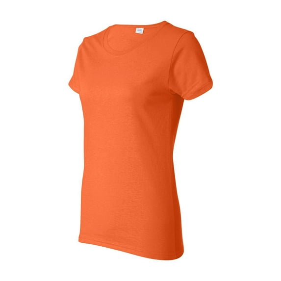 Gildan - Heavy Cotton Women’s T-Shirt - 5000L - Orange - Size: S