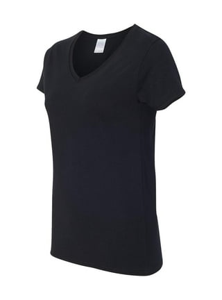 black tshirt v neck
