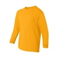 thumbnail image 1 of Gildan - Heavy Cotton Youth Long Sleeve T-Shirt - 5400B - Gold - Size: XS, 1 of 3