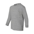 thumbnail image 1 of Gildan - Heavy Cotton Youth Long Sleeve T-Shirt - 5400B - Sport Grey - Size: L, 1 of 3