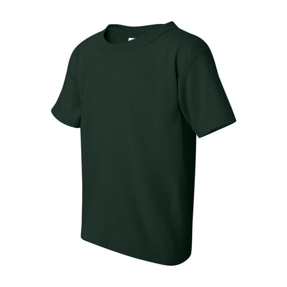 Gildan - Heavy Cotton Youth T-Shirt - 5000B - Forest Green - Size: L