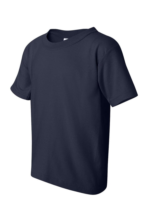 - Heavy Cotton Youth T-Shirt - 5000B - Navy - Size: L
