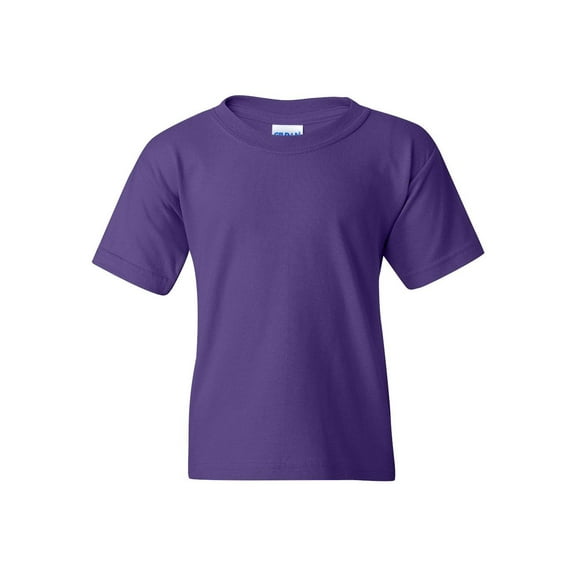Gildan - Heavy Cotton Youth T-Shirt - 5000B - Purple - Size: S