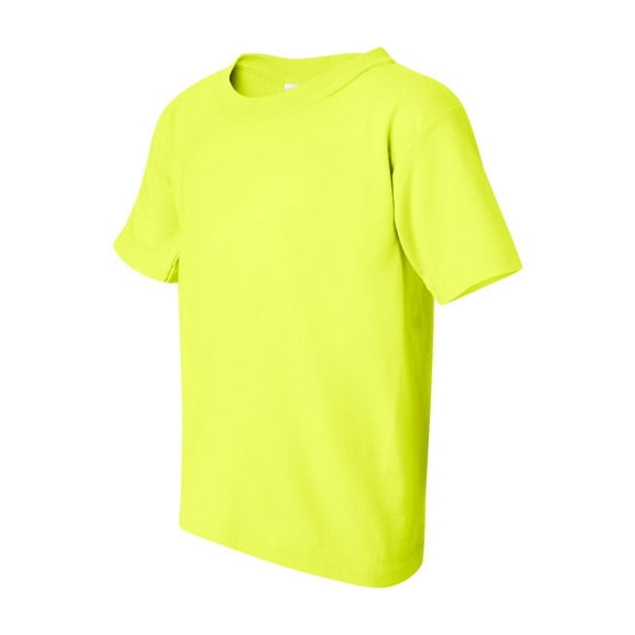Gildan - Heavy Cotton Youth T-Shirt - 5000B - Safety Green - Size: L