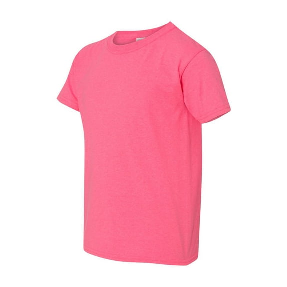 Gildan - Heavy Cotton Youth T-Shirt - 5000B - Safety Pink - Size: XS