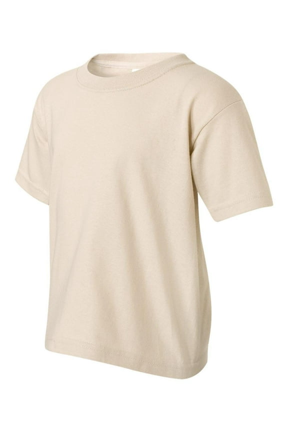 - Heavy Cotton Youth T-Shirt - 5000B - Sand - Size: S