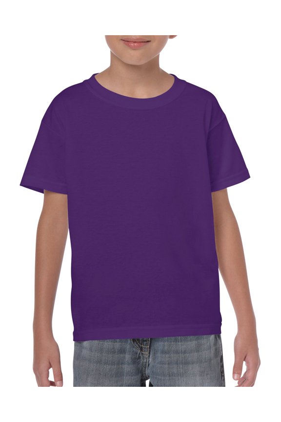 Heavy Ctn Yth T Purple
