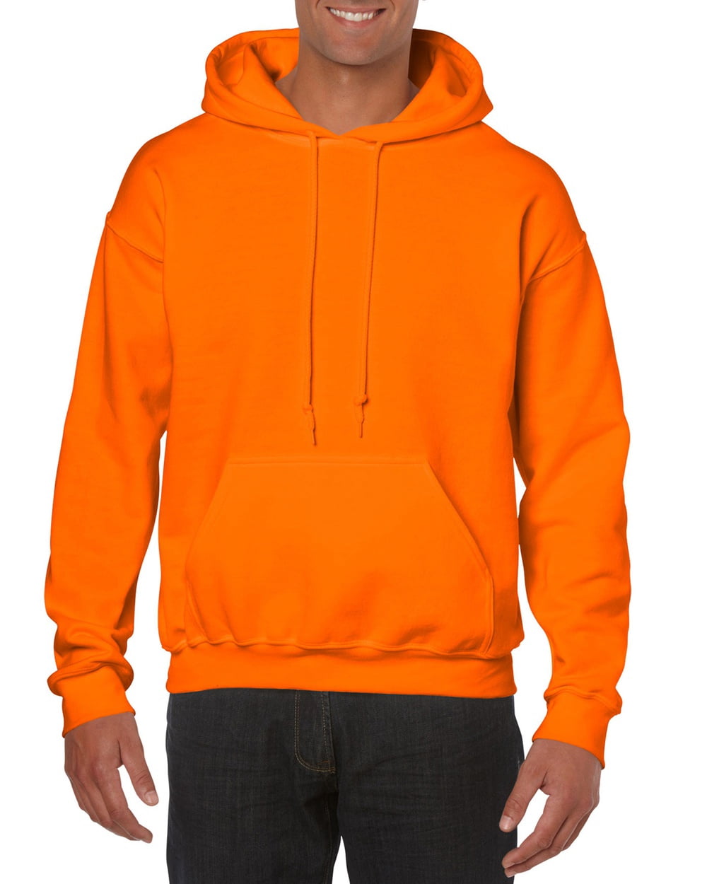 Gildan Men's Fleece Hooded Sweatshirt – Light Pink Pullover Hoodie (X-Large) - View #12