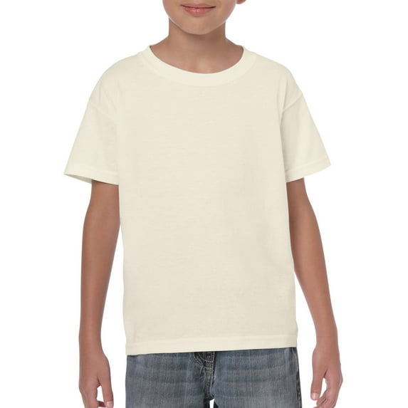 Gildan HeavyCtn Yth T Natural