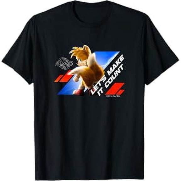 Gildan Hedgehog The Hedgehog 3 - Tails "Let'S Make It Count" Hot Trending T-Shirt Unisex S To 5Xl